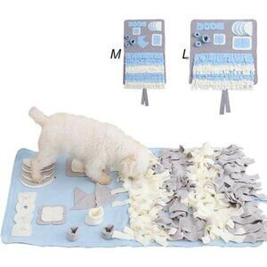 Snuffle Mat for Dogs, M Size 23.6" x 39.4" for Small/Medium Breed Dogs, Non-Slip